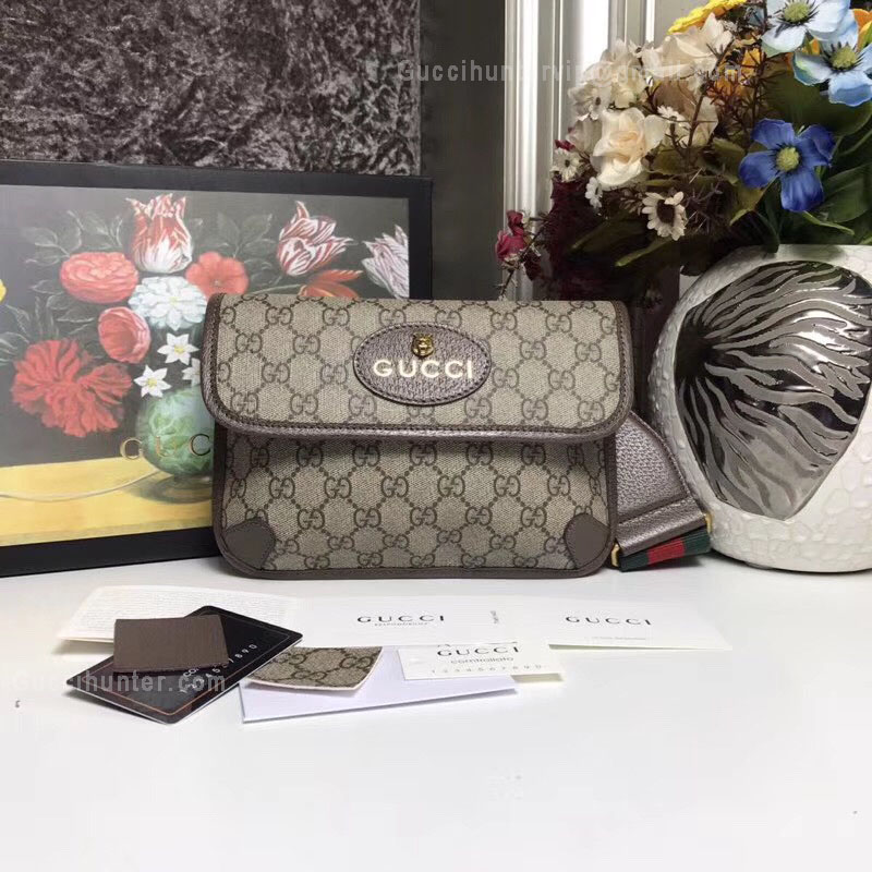 Gucci Guccitotem Web GG Supreme Messenger Bag Brown 489617 - Best Gucci ...